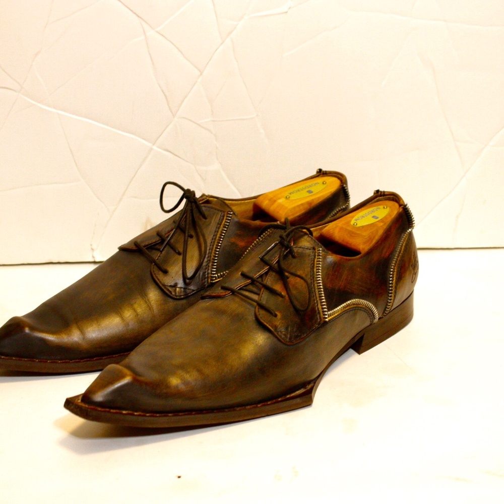 John Fluevog mens swordfish shoes